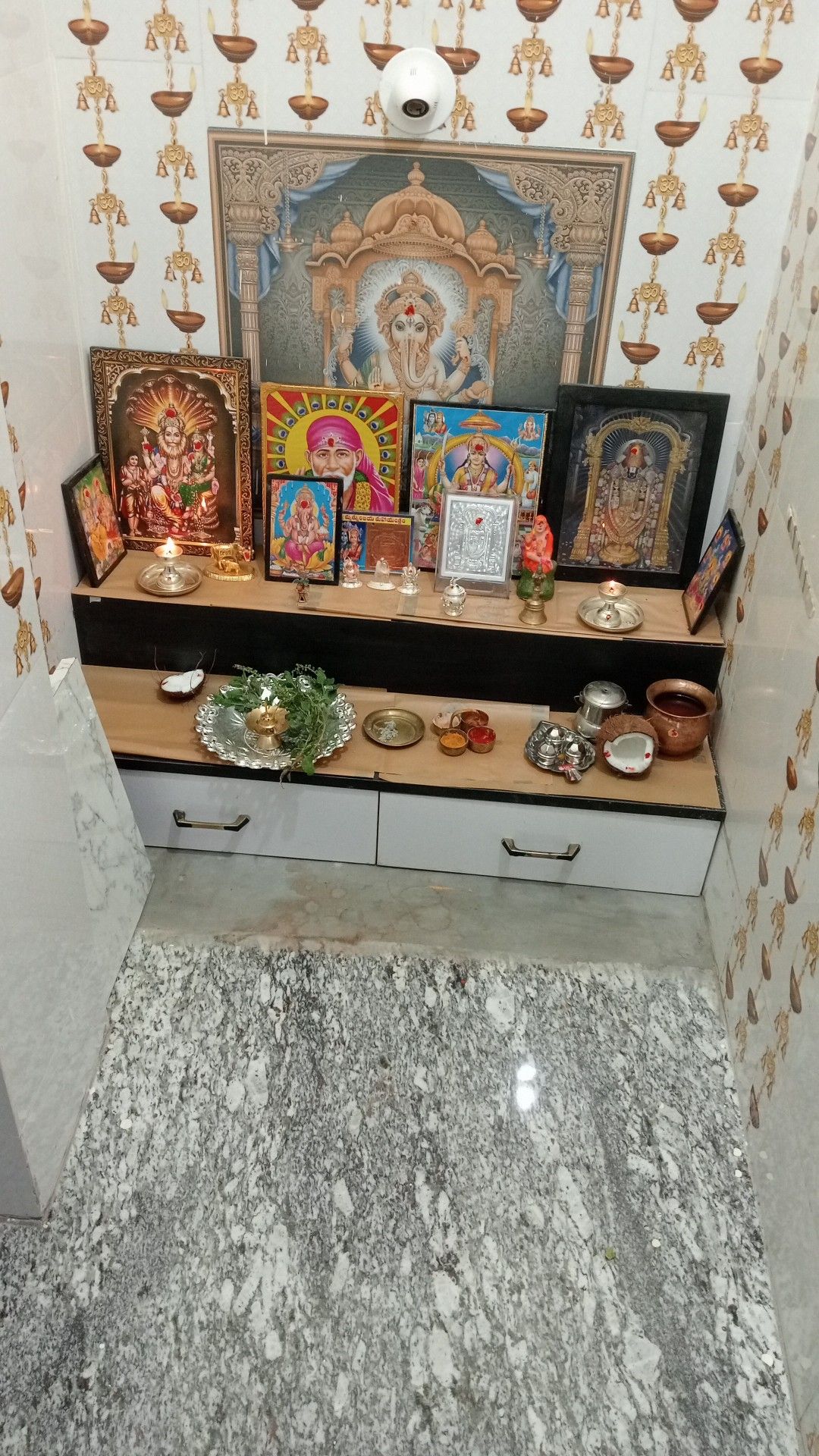 Designer Pooja Room Chennai Homes image 5