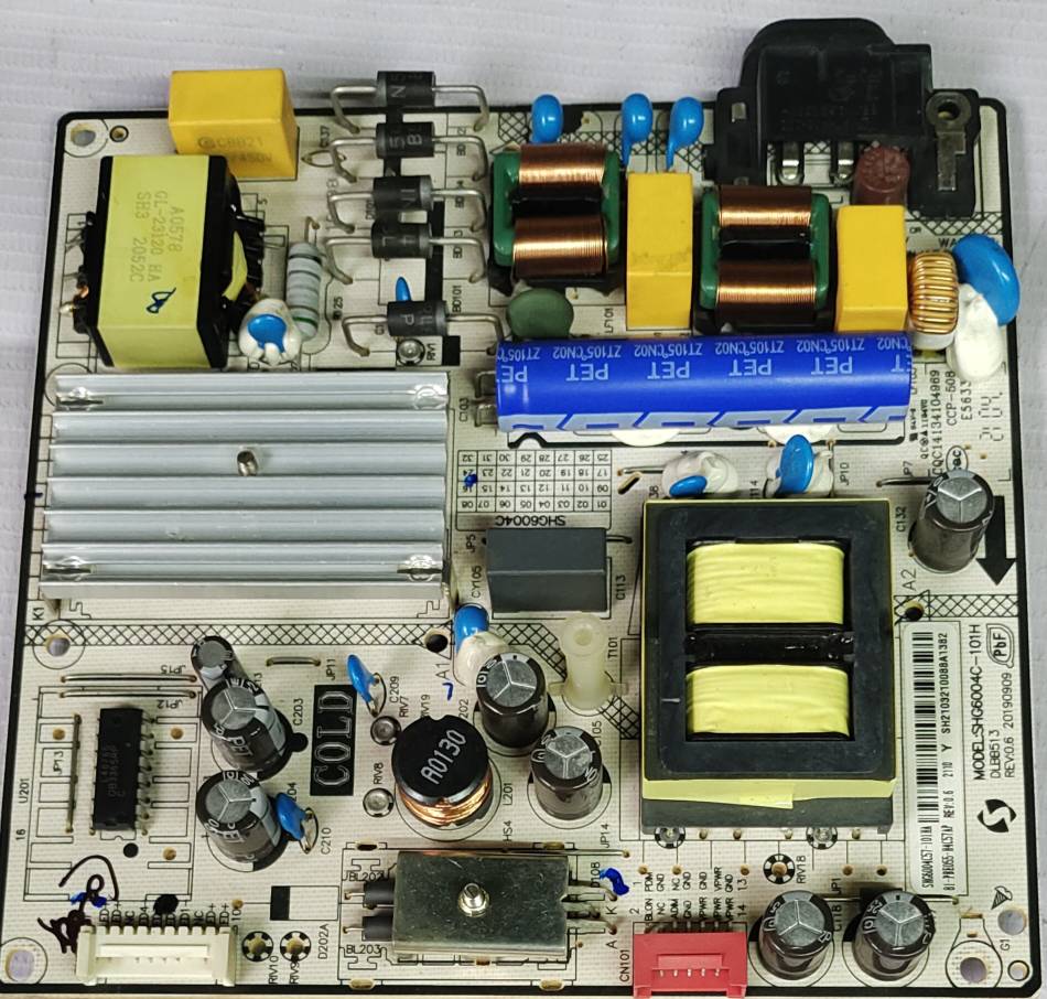 SANYO XT49581400FS POWER SUPPLY BOARD, SMPS BOARD #wb31  image 3