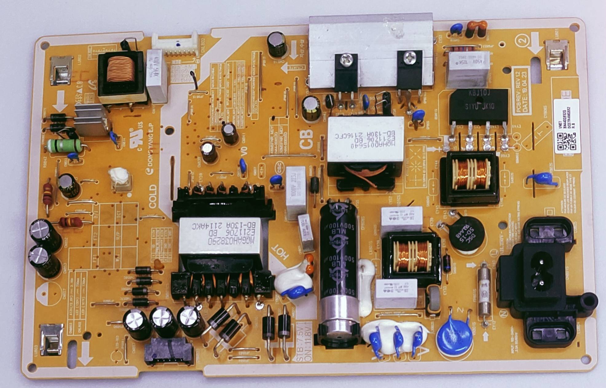 SAMSUNG LED TV UA43TE50AAKXXL POWER SUPPLY BOARD  image 5