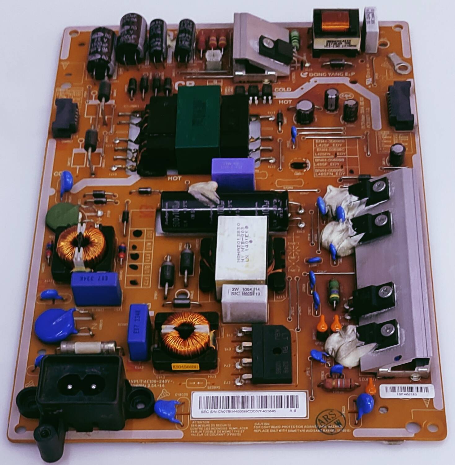 SAMSUNG UA48H5100AR LED TV POWER SUPPLY BOARD  image 5