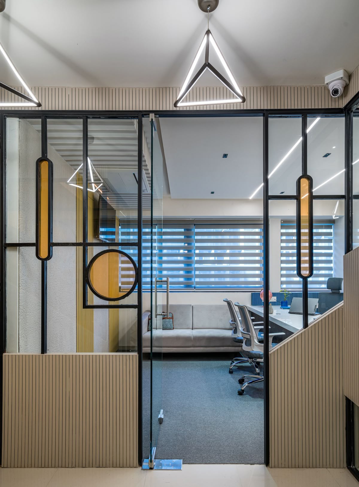 Elegant Office Cabin Glass Partition Solutions image 3