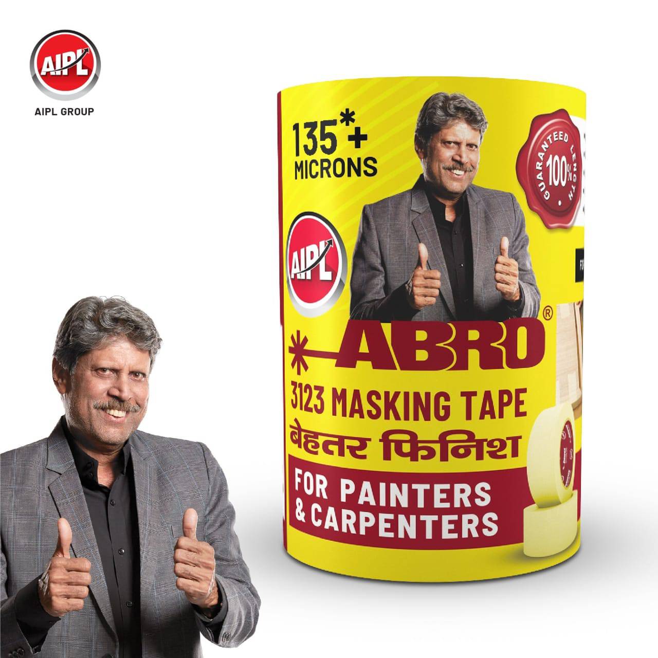 Abro Masking Tape Available size 12 , 18 , 24 , 36 , 48 mm

Available mtrs 20 , 25 , 30 mtrs image 2