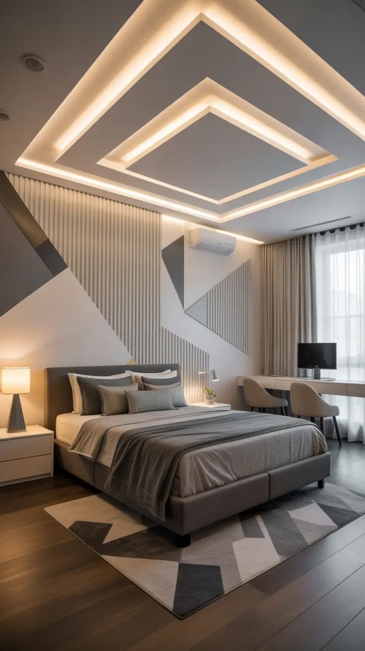 Stylish Gypsum Ceiling Services for Living Rooms image 3