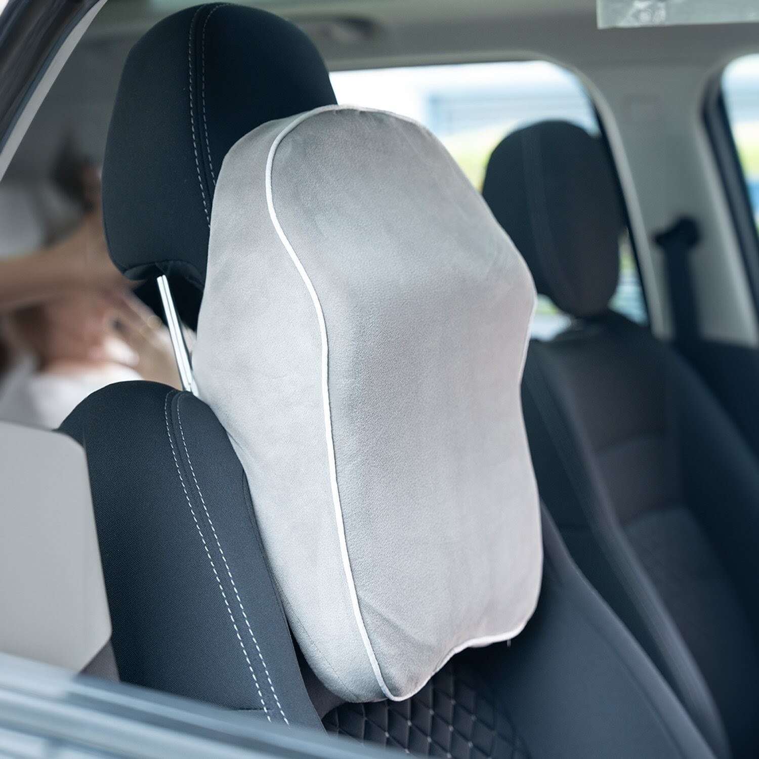 Pillow Tree Car Neck & Headrest Pillow Large– Premium Comfort & Support for Every Drive image 3
