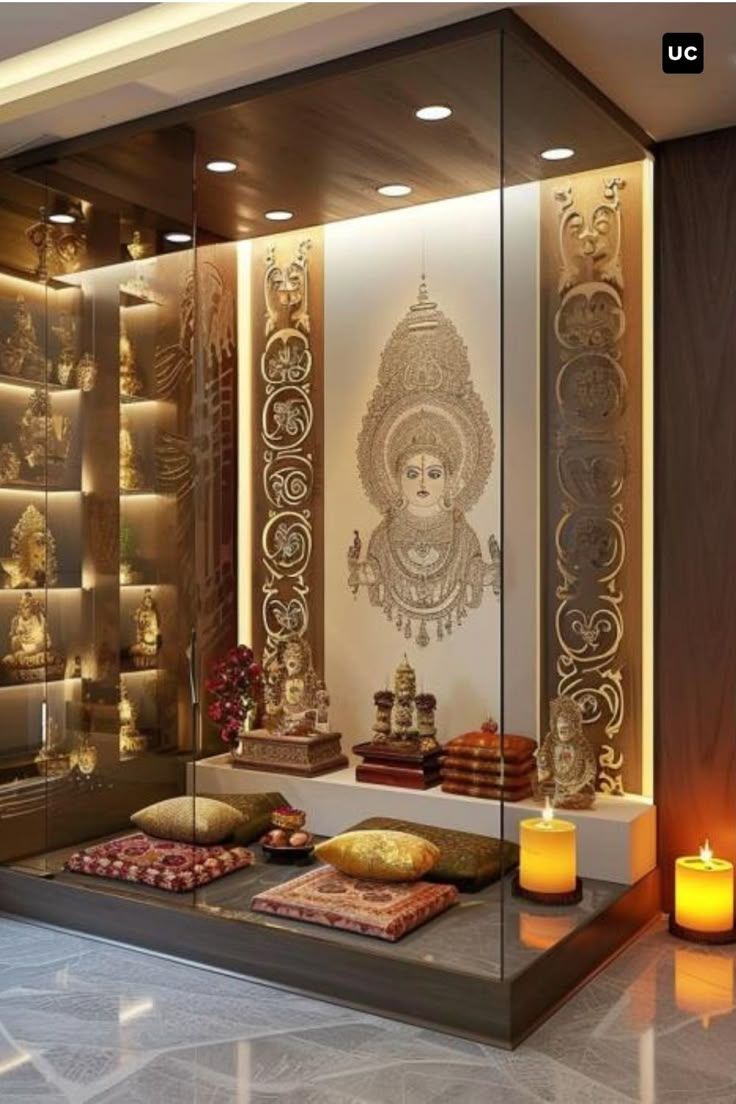 Custom Pooja Mandir & Pooja Room Interior Design Services image 2