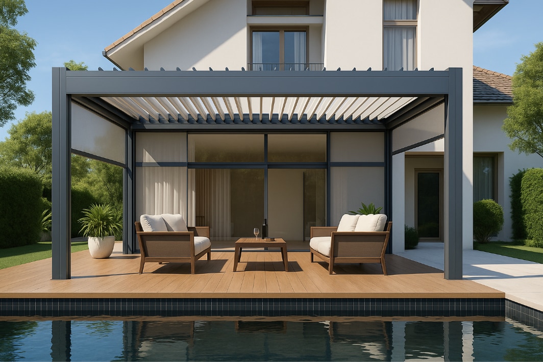 ALUMINIUM PERGOLA OVER-VIEW image 12