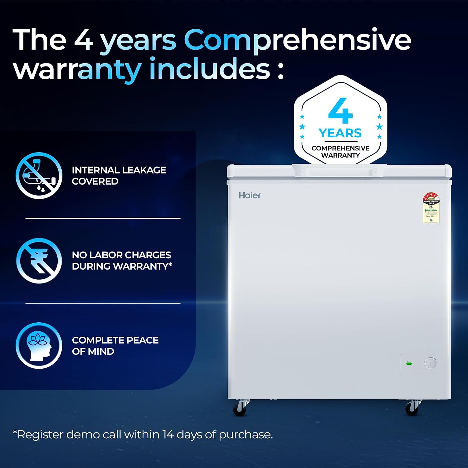 Haier Deep Freezer Hard Top HFC-230SPW4 image 2