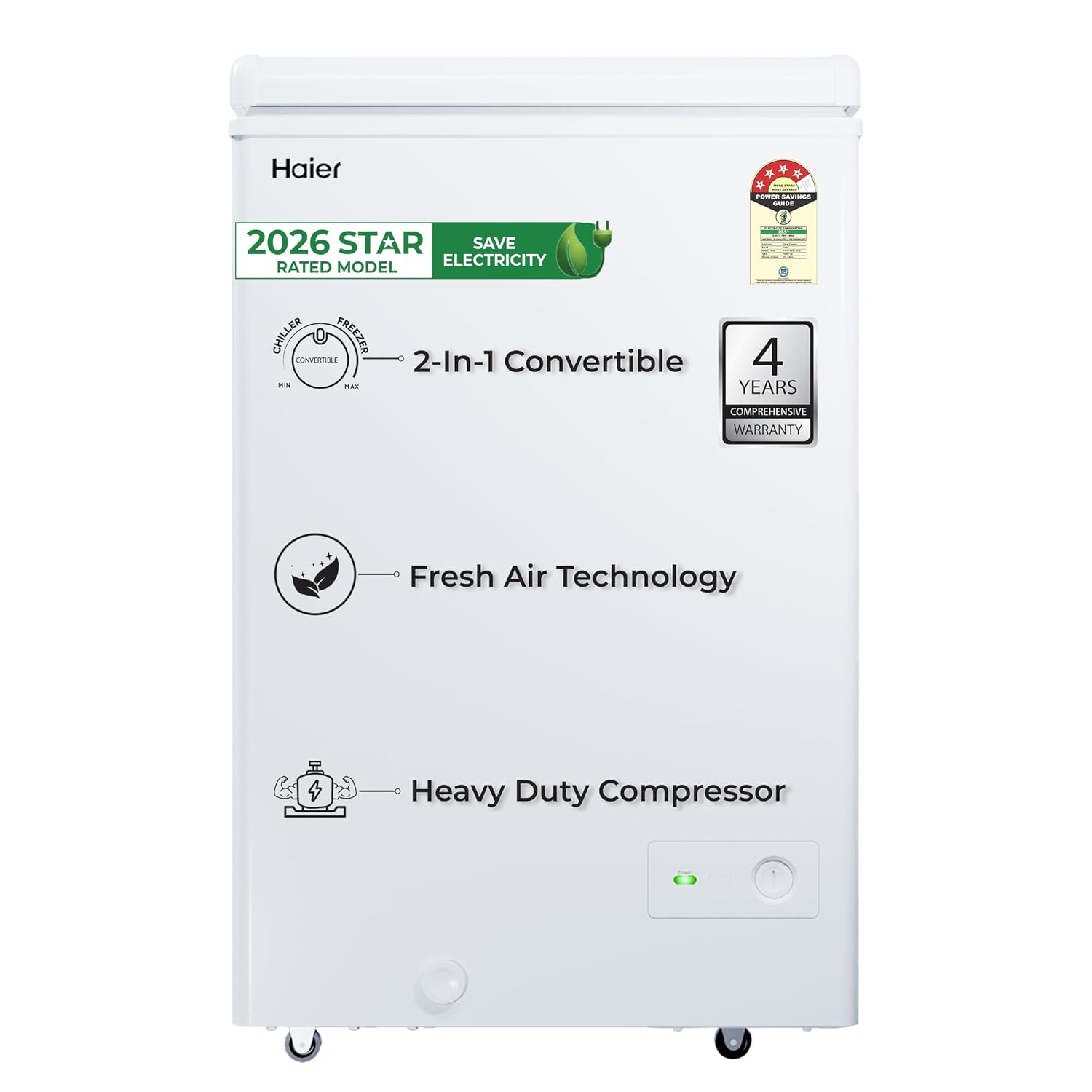 Haier Deep Freezer Hard Top HFC-145SPW4 image 8