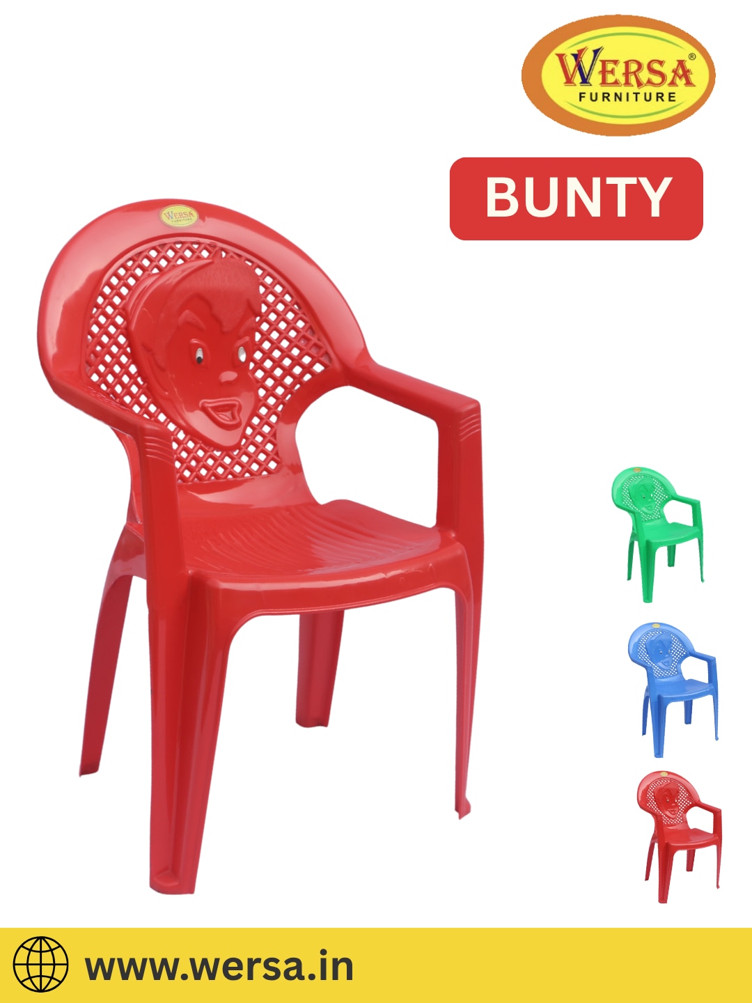 WERSA BUNTY Plastic Chair with Armrest image 5