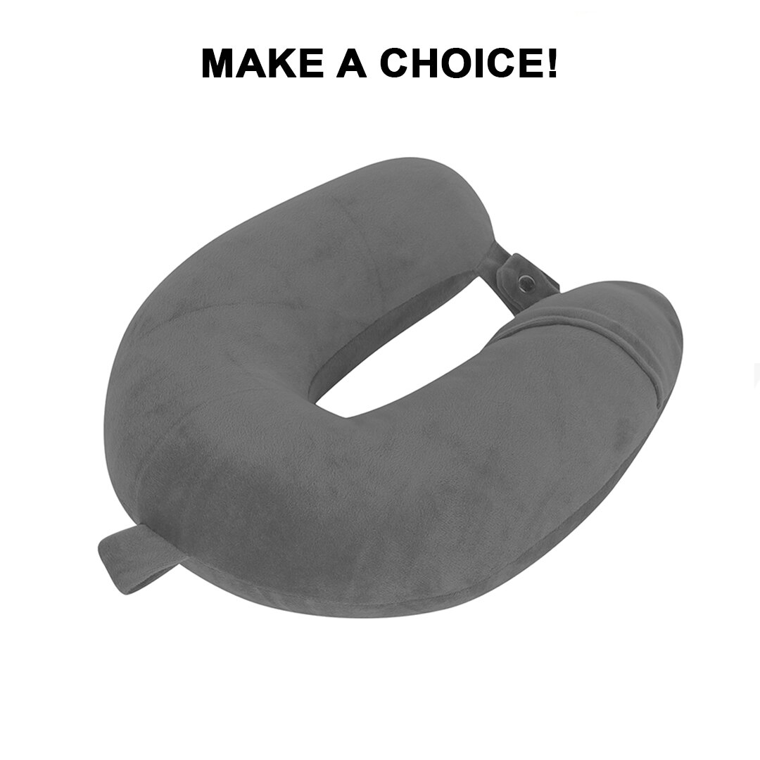 Ergonomically Comfortable Travel Pillow Men & Women image 2