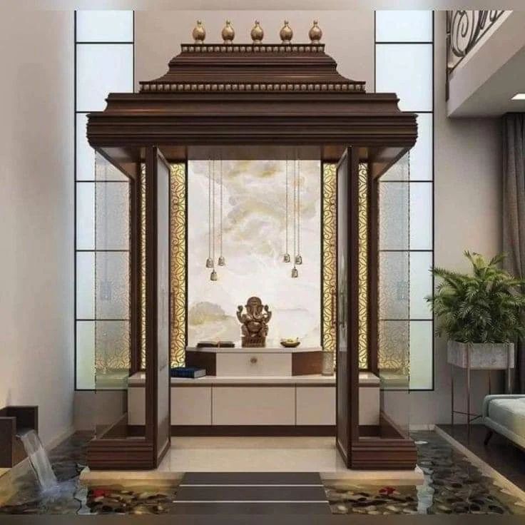 Turnkey Pooja Room Interior Design and Execution Services image 2