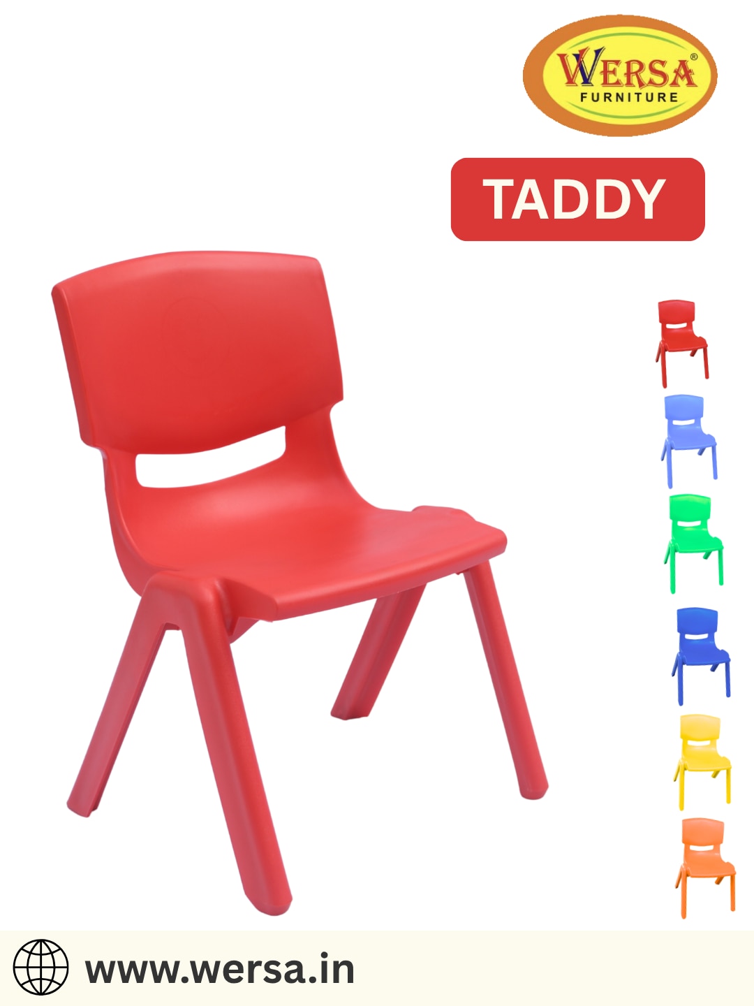 WERSA TADDY Plastic Kids Chair image 3