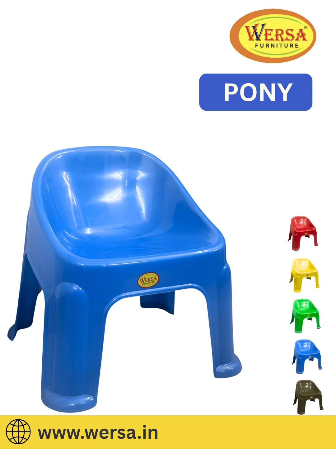 WERSA PONY Plastic Kids Chair image 4