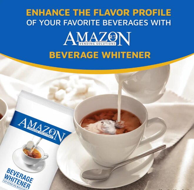AMAZON Dairy Mix Beverage Whitener | Uses in Vending Machine | 1kg Pack (Perfect for Tea & Coffee) image 3