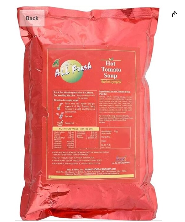 All Fresh Hot Tomato Soup Premix image 3