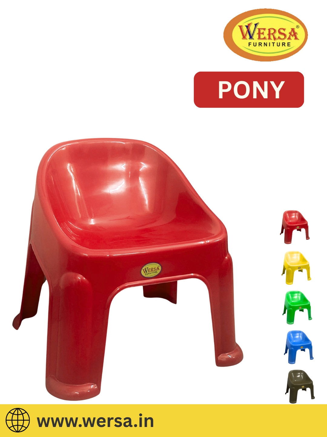 WERSA PONY Plastic Kids Chair image 2