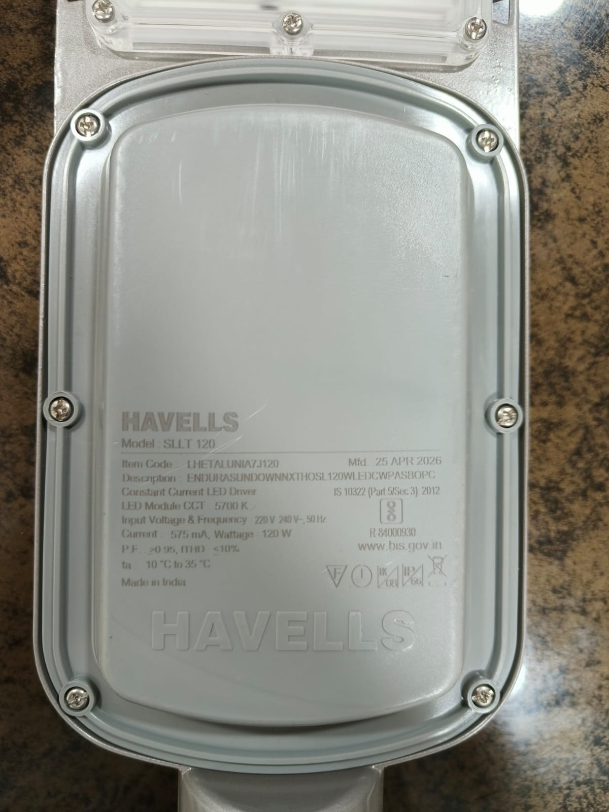 HAVELLS 120 WATT LED STREET LIGHT image 2