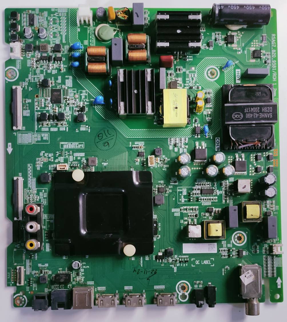 Hisense 55A71F Android LED TV Motherboard, Main Board, Main PCB image 4
