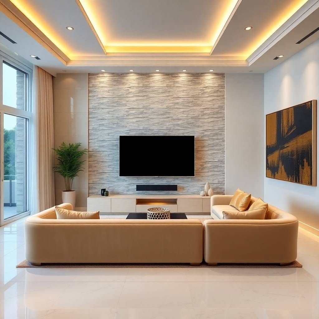 Classic Living Room Interior Design Chennai Styles image 4