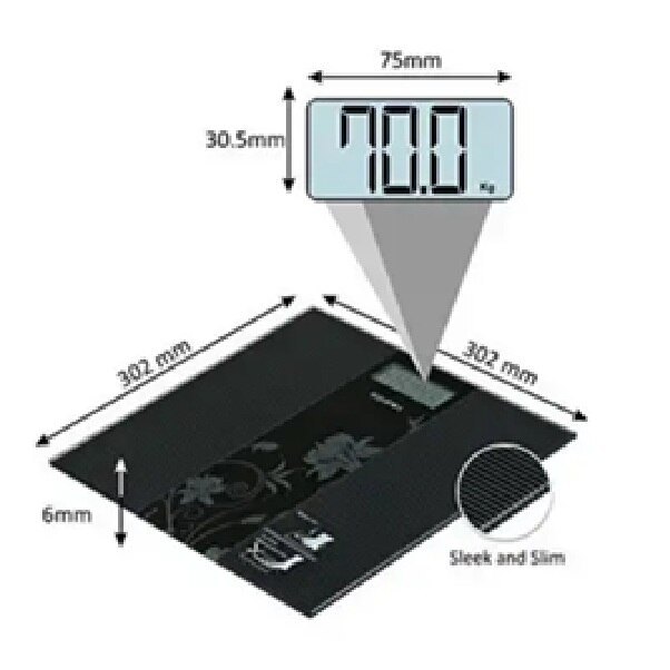 Equinox Personal Weighing Scale-Digital EQ-EB-9300 image 2