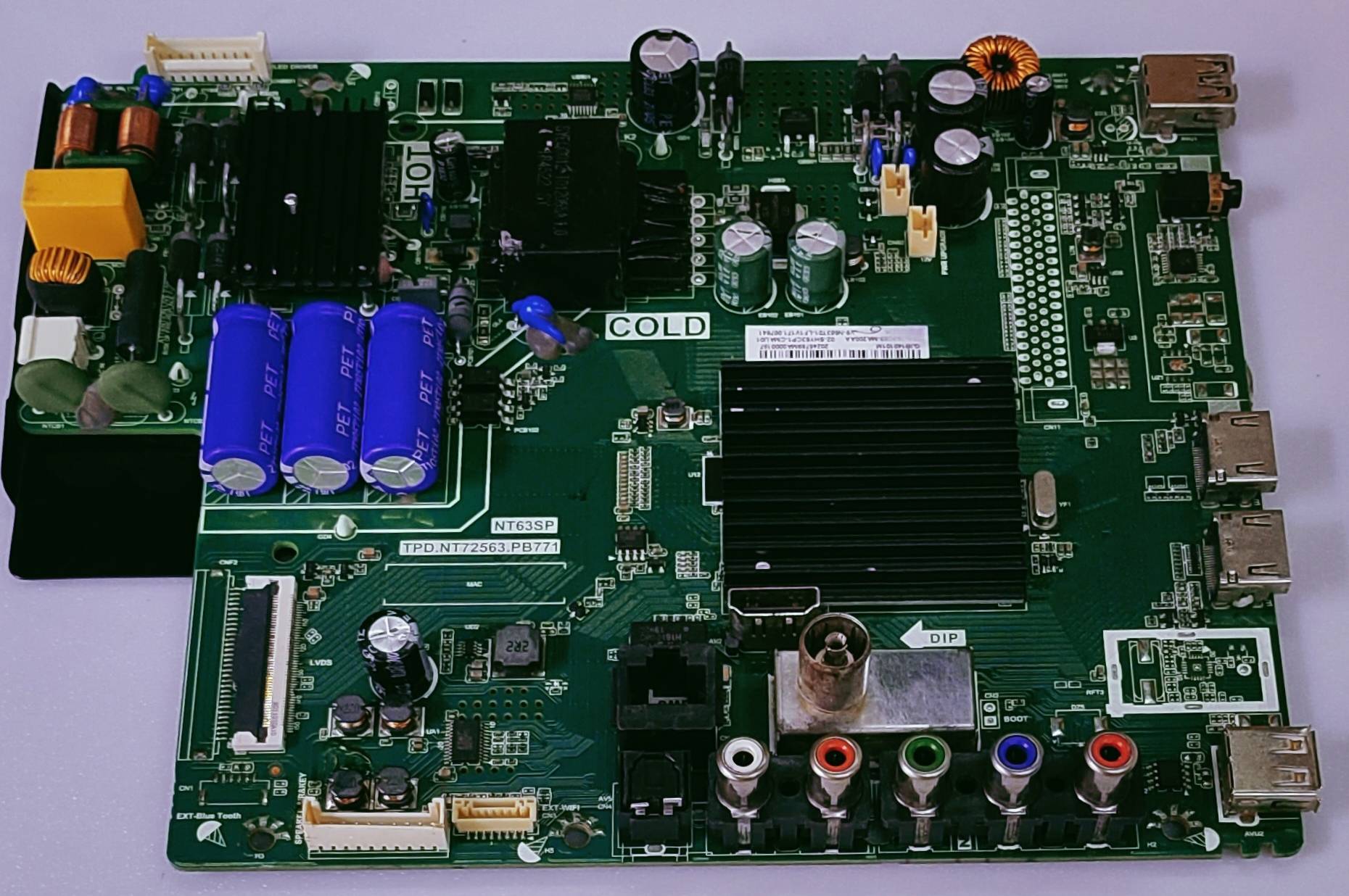 TCL LED TV 43" MOTHER BOARD NUMBER NT63SP TPD.NT72563.PB771 image 5