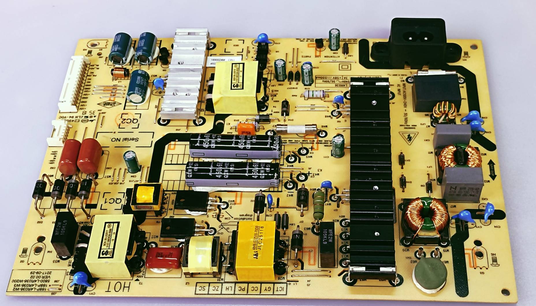 VU LED TV POWER SUPPLY BOARD MODEL NUMBER 49SU131 image 2