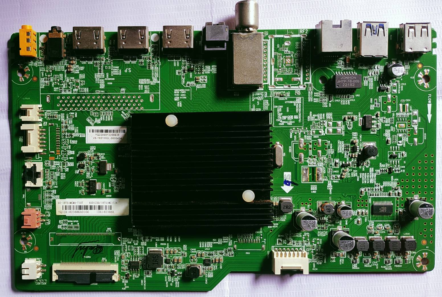 PANASONIC 4K TH-65LX700DX LED ANDROID MOTHER BOARD, LED MOTHER BOARD, #wb33 image 3