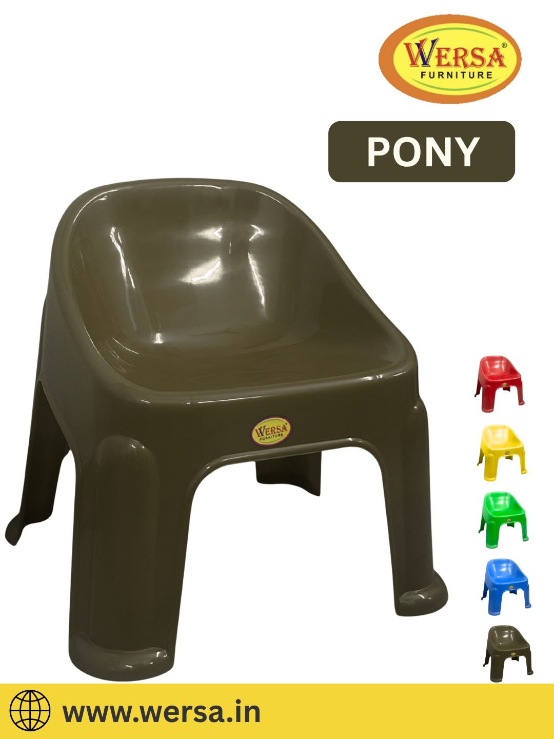 WERSA PONY Plastic Kids Chair image 7