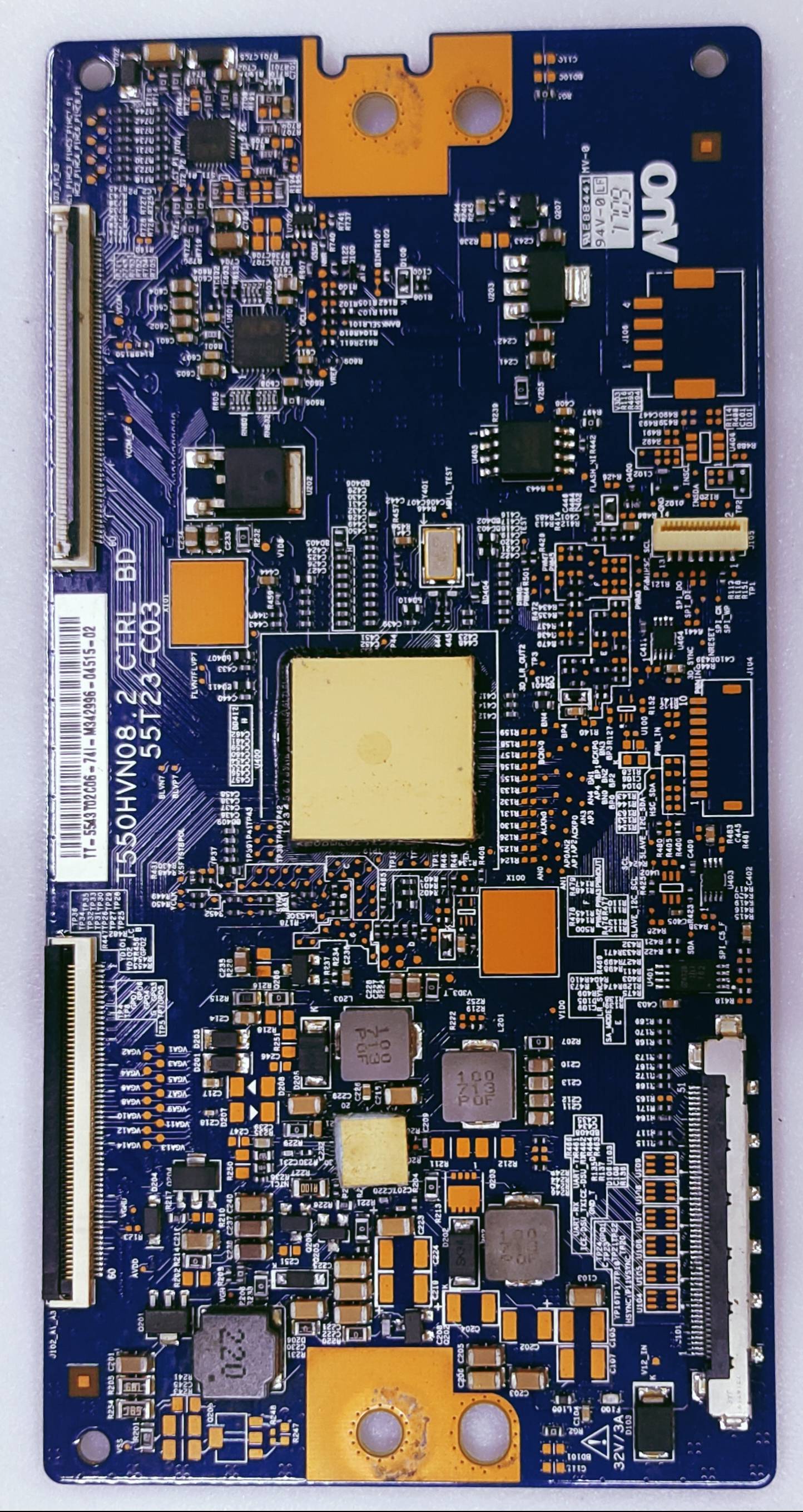 SONY 43W800D LED TV TCON PART NUMBER T550HVN08.2 CTRL BD 55T23-C03 image 2