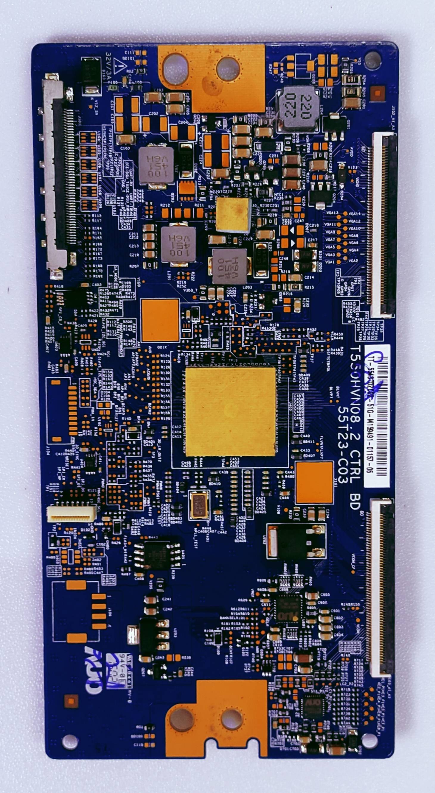 Sony 43W950D, T550HVN08.2 CTRL BD/55T23-C03 Tcon Part No.TT- 5543T02 C02 image 3