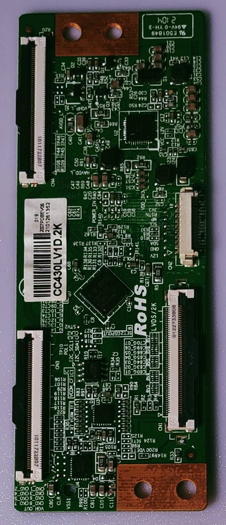 HAIER 43" LED TV TCON PART NUMBER CC430LV1D.2K image 3