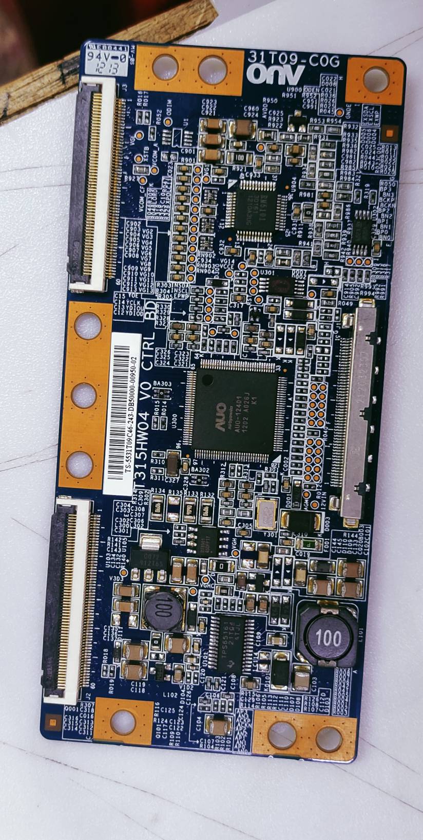 AUO T315HW04 V0 CTRL BD PART NO. T315HW04 VO CTRL BD (TS-5531T09C46 image 4