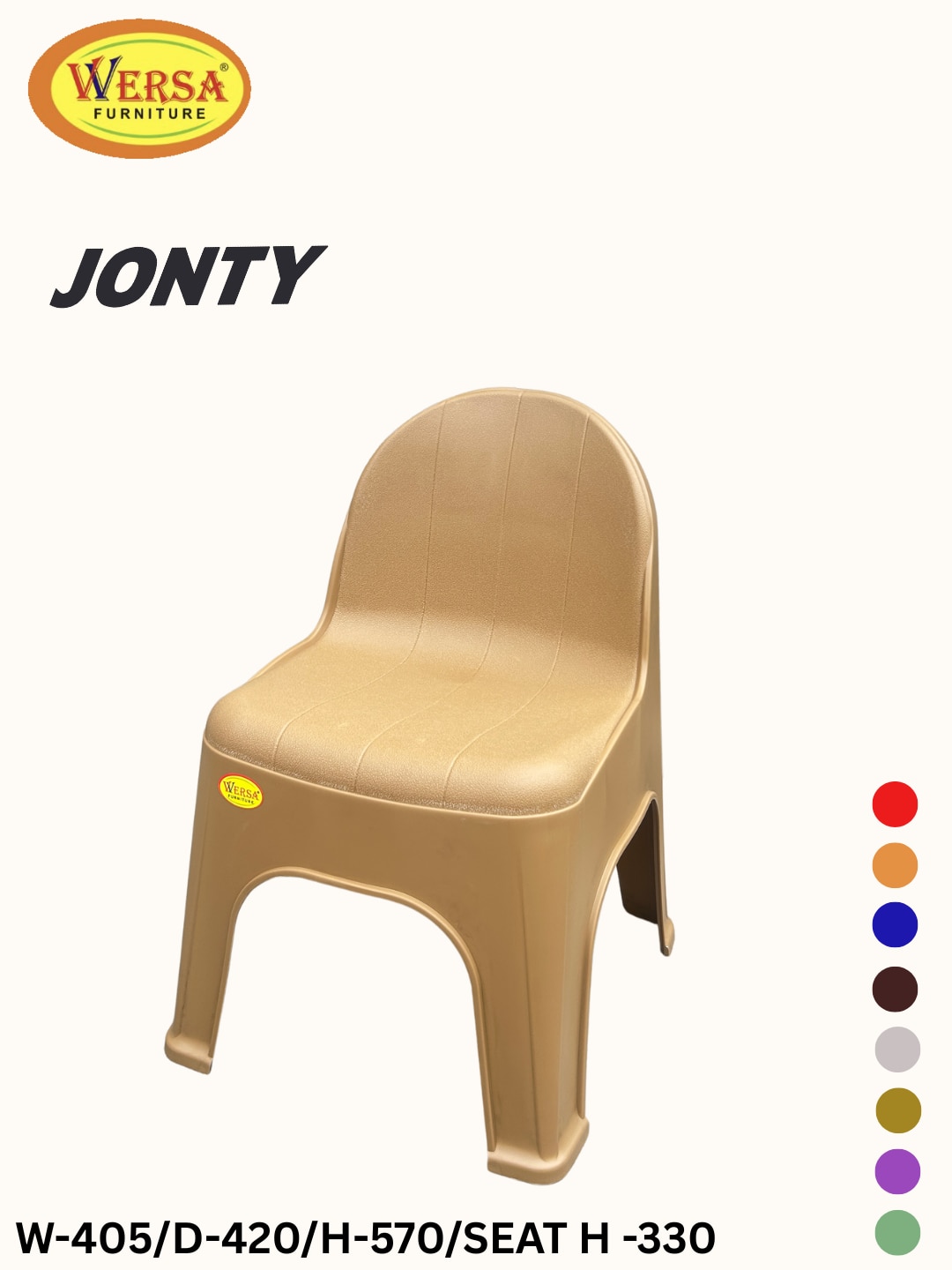 WERSA JONTY Plastic Kids Chair image 5