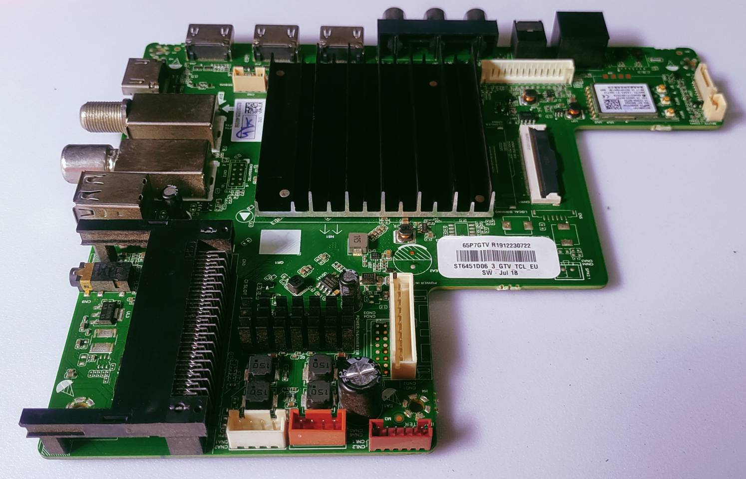 HAIRE 65P7GT 4K GOOGLE ANDROID TV NEW MOTHER BOARD image 3