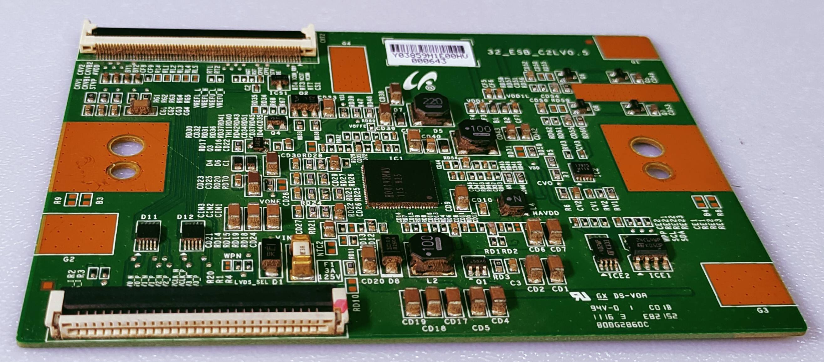 SONY 32EX420 LED TV TCON PART NUMBER 32_ESB_C2LV0.5 image 3