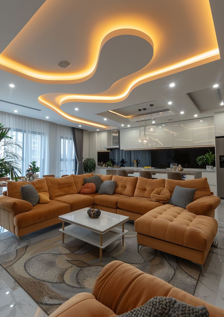 Gypsum Ceiling with LED Design image 5