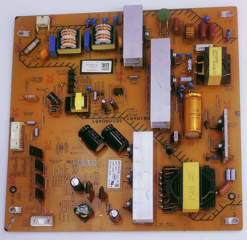 SONY KD-43X8300D LED TV POWER SUPPLY BOARD image 2