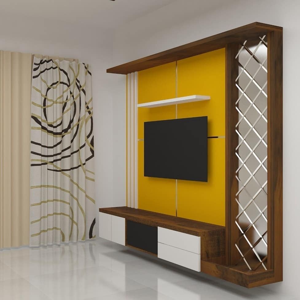 TV Unit Wall Panel Installation in Chennai image 5