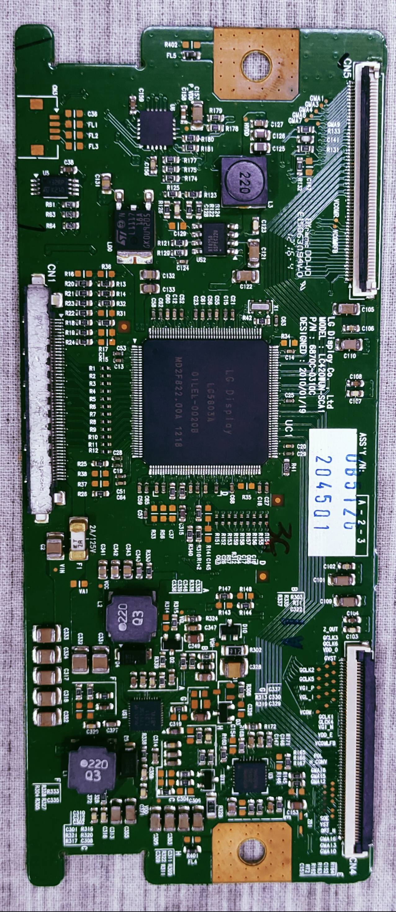  LG LC420WUN-SCA1 LED TV FHD TCON PART NO.6870C-0310C image 2