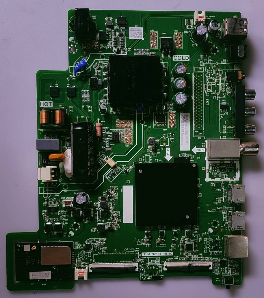 HISENSE 43A33EXAT LED TV ANDROID MOTHER BOARD PART NUMBER TP.MT9216T.PB703 image 5