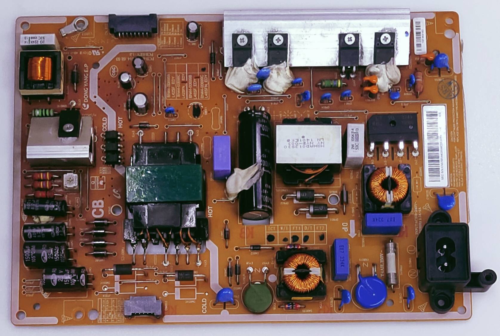SAMSUNG UA48H5100AR LED TV POWER SUPPLY BOARD  image 4