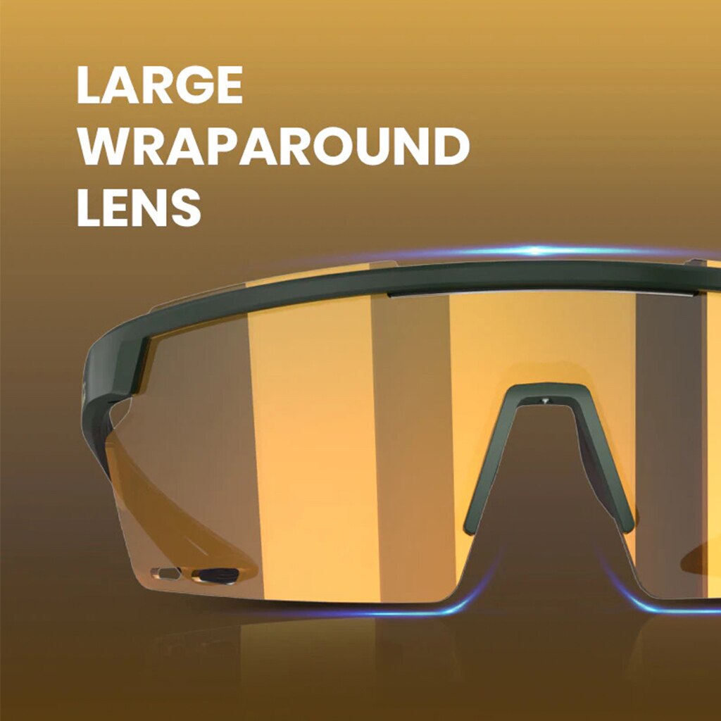 MAGICSHINE ROULER COATED PHOTOCHROMIC SUNGLASSES GREEN/BROWN image 2