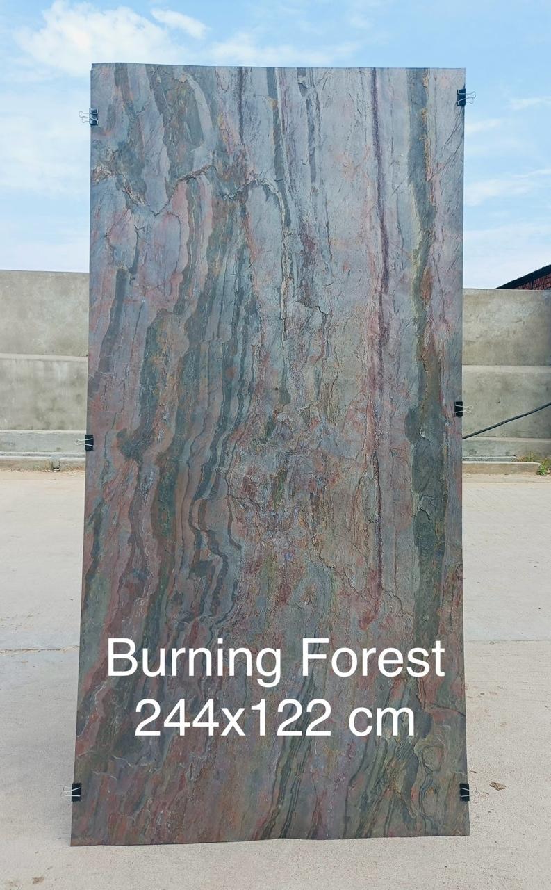 Burning Forest slate stone sheet image 5