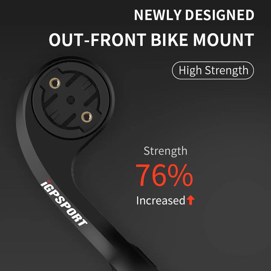 IGPSPORTS M80 SPARE OUT-FRONT BIKE COMPUTER MOUNT (BLACK) image 2