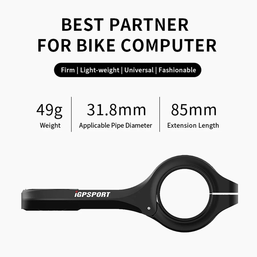 IGPSPORTS M80 SPARE OUT-FRONT BIKE COMPUTER MOUNT (BLACK) image 4