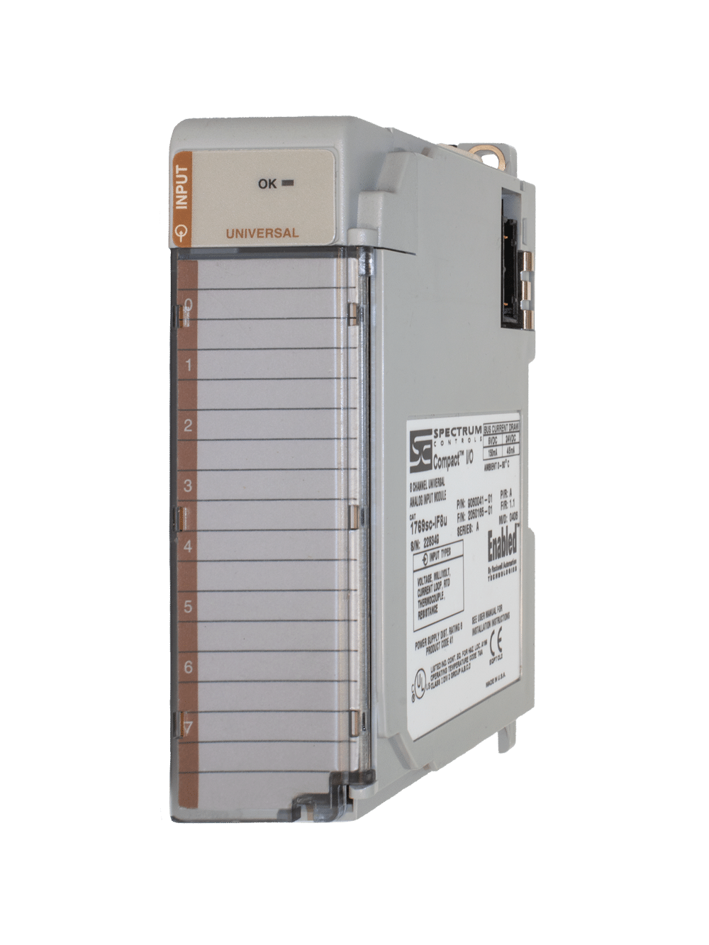 Allen Bradley 1769-IF16C is a CompactLogix Compact I/O high-density analog current input module image 3