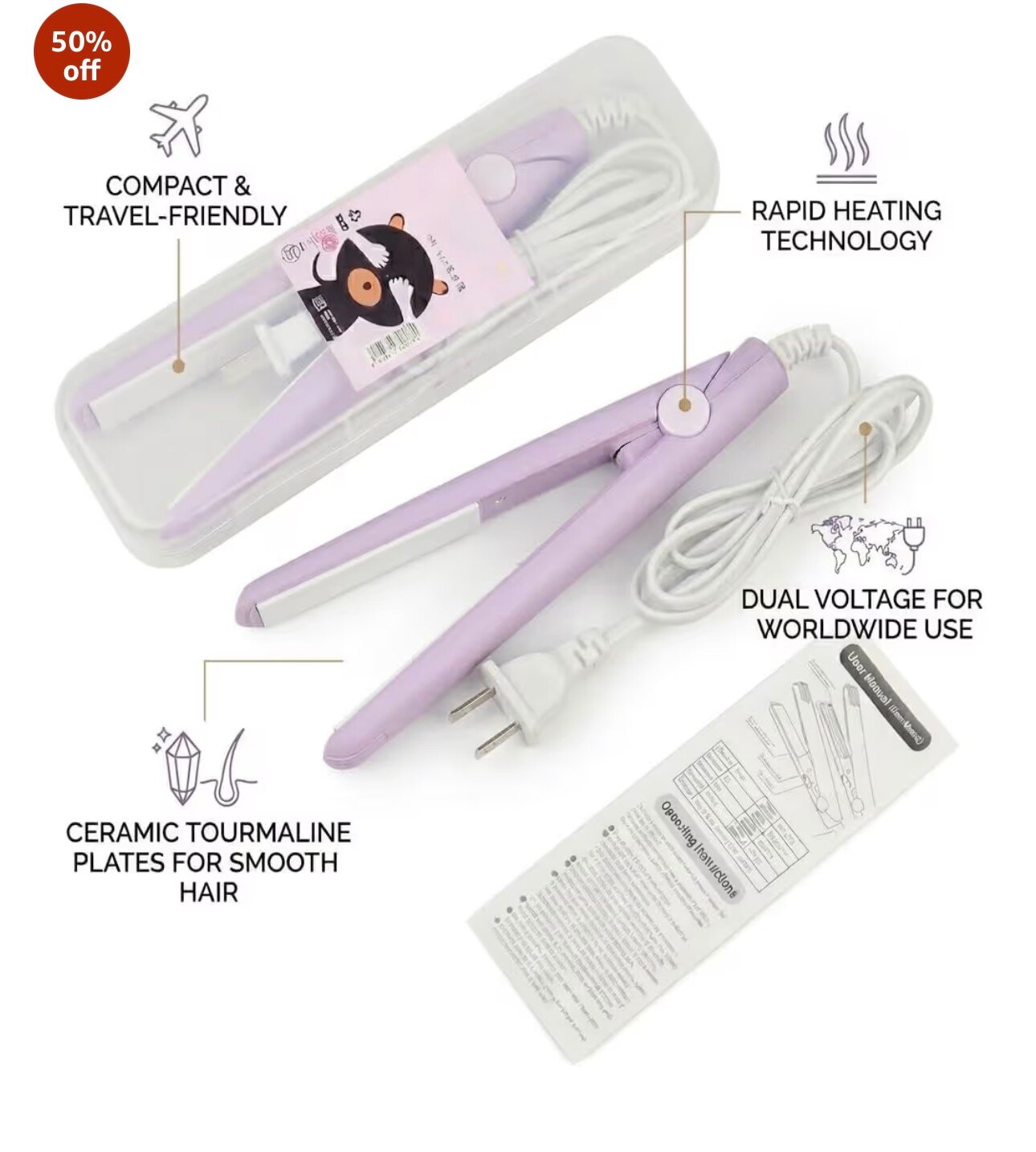 Mini Hair Straighteners image 3