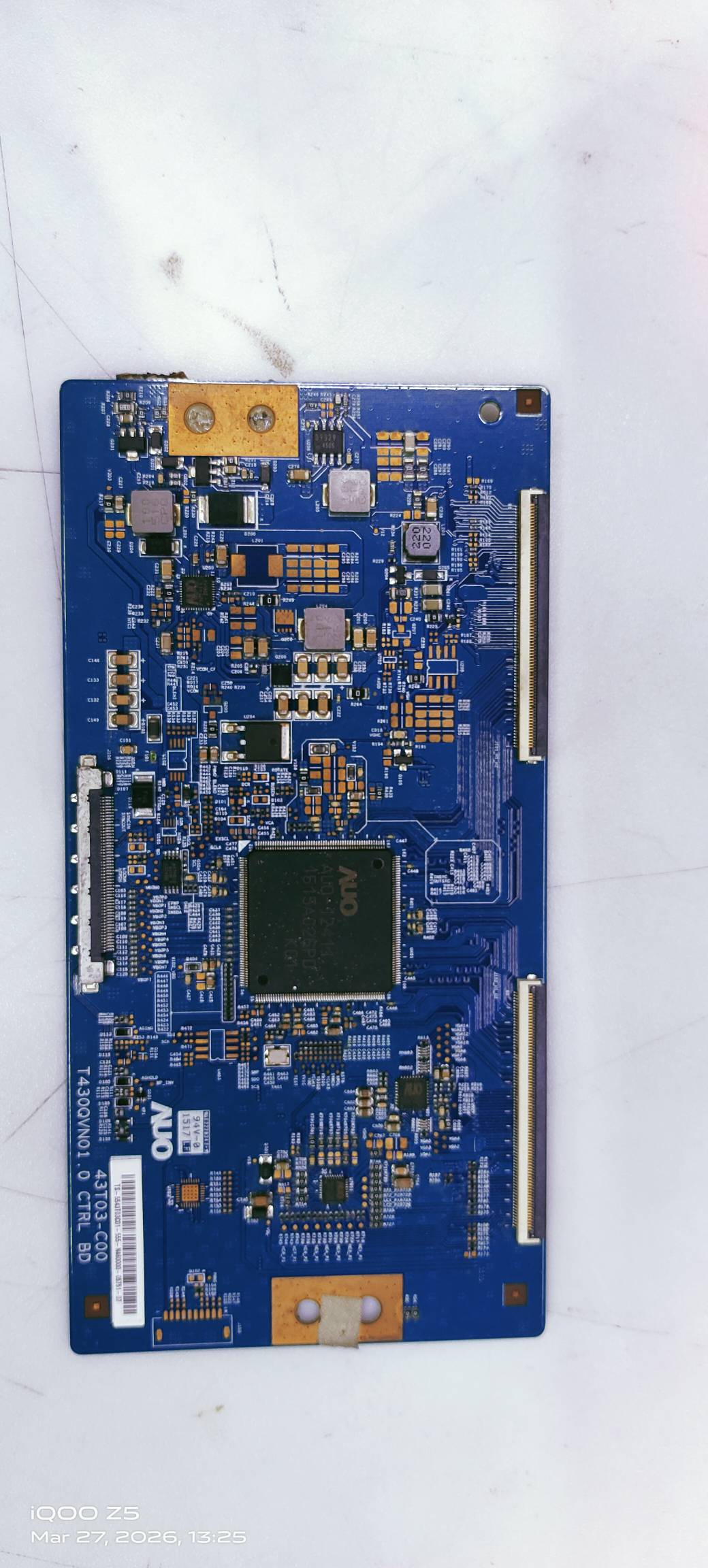 AUO TCON 43T03-C00 LED TV FHD PART NO. T430QVN01. 0 CTRL BD image 6