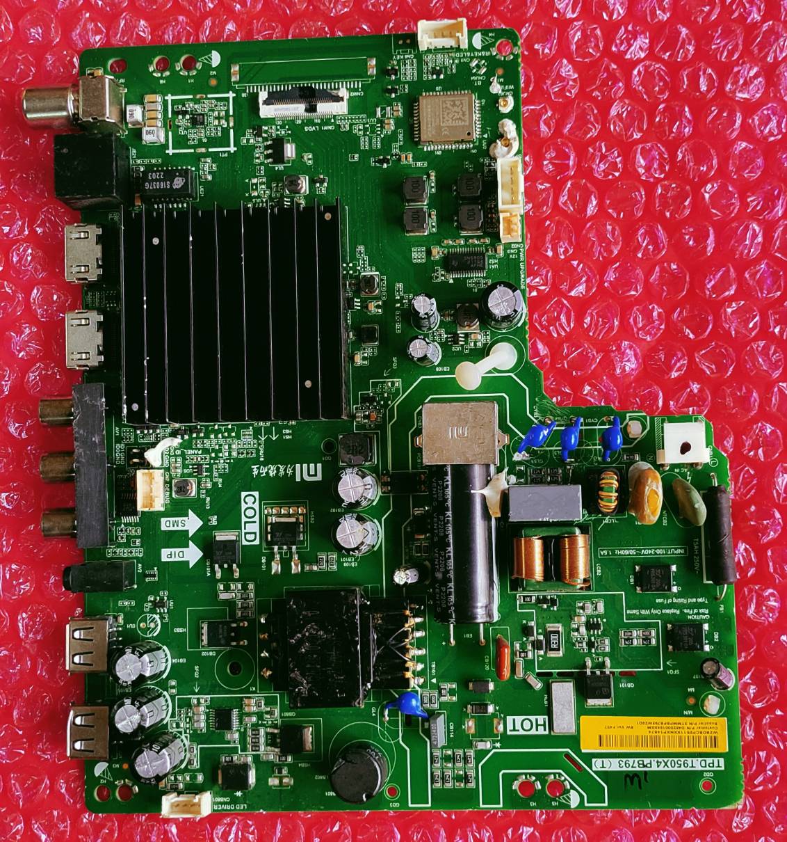 MI REDMI XIAOMI L32M7-RA ANDROID MAIN BOARD, ANDROID MOTHER BOARD, ANDROID COMBO BOARD, #WB12 image 5