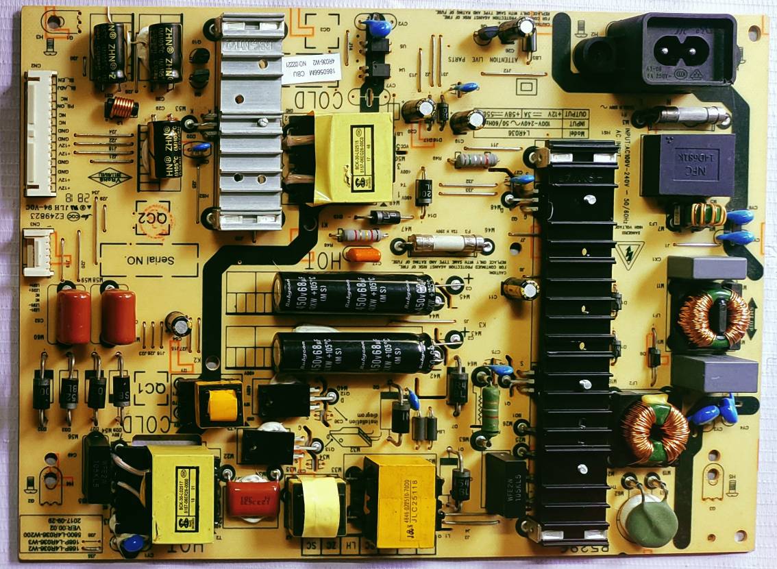 LLOYD L43U2A0KA POWER SUPPLY BOARD, SMPS BOARD #Wb29 image 3